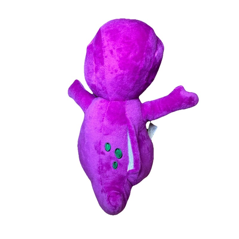 Lyons 2011 Singing Barney Purple Dinosaur Talking 11” Stuffed Plush