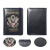 FACATH Funda Porta Pasaporte Cartera de Viaje RFID Blocking Carteras