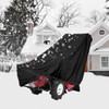 COOSOO Gas Rototiller Cover 420D Oxford Heavy Duty Waterproof Rear