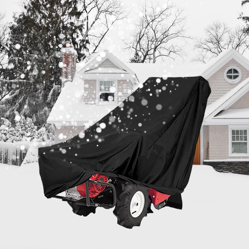 COOSOO Gas Rototiller Cover 420D Oxford Heavy Duty Waterproof Rear
