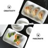 6 Pcs Rectangular Serving Plates - 7.48” X 4.72” Sushi,