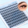 PHKERATA Wispy Lash Clusters Natural Eyelash Clusters 108 pcs Cluster