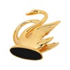 Swan Napkin Holder Golden Swan Design Rustproof Alloy Elegant Style