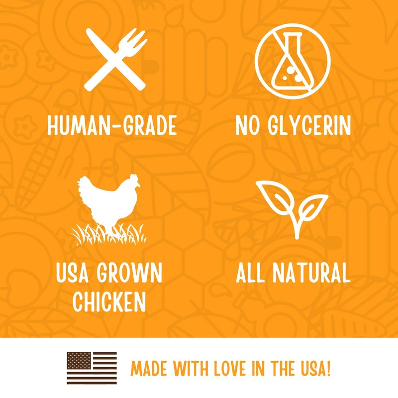 Full Moon Chicken Jerky Healthy All Natural Dog Treats Human