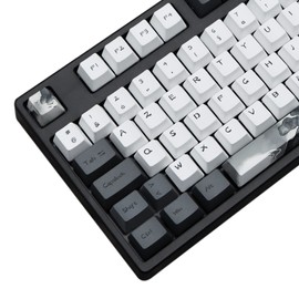 MOLGRIA Ink Lotus Keycaps, 140 Set Custom Keycaps for Gaming Keyboard, PBT OEM Profile Dye Sublimation Keycaps for Frech ANSI/ISO Layout Keyboard