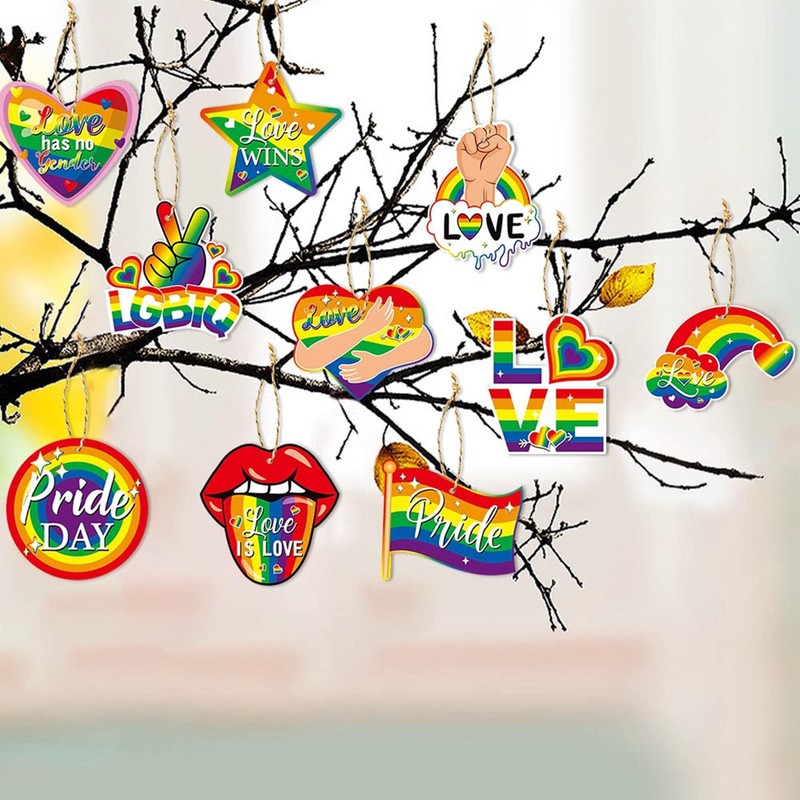 ATBEAMEN Party Tableware for Pride Day (Color-6)