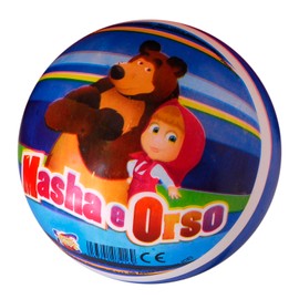 CUCUBA Rubber Ball Water Volleyball Handball Training or Match Diameter 17cm (Masha and Bear)