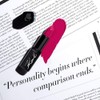 L'Oréal Paris Karl Lagerfeld Contrasted Lipstick in Rocky Dark Red