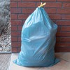 120 L Blue Bin Liners with Drawstring (120 L, Blue,