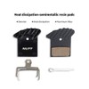 HSayoli Bicycle Hydraulic 4 Pairs Disc Brake Pad Semi Metal