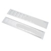 2 Pcs Air Vent Ventilation Grille Aluminium Alloy Rectangular Vent