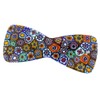 GlassOfVenice Murano Glass Millefiori Bowtie Hair Clip - Multicolor