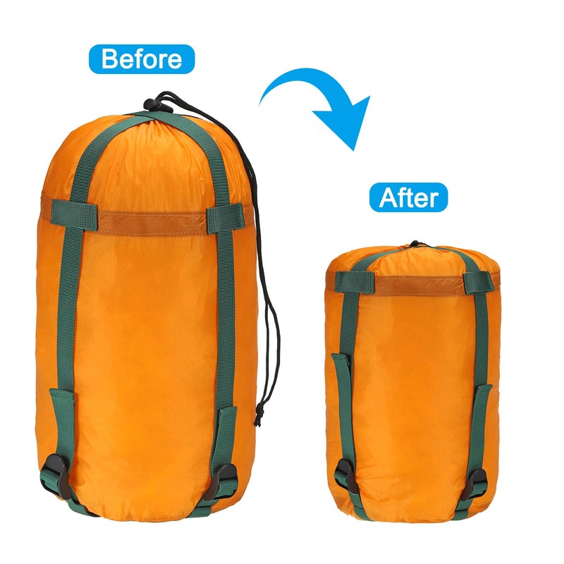 PATIKIL Compression Stuff Sack, 2 Pack 20L Waterproof Sleeping Bag