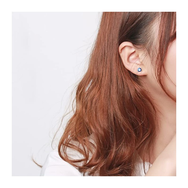 Gram Jewelry: Women's Birthstone Earrings, Single Earring, Zirconia, Hypoallergenic, Simple,