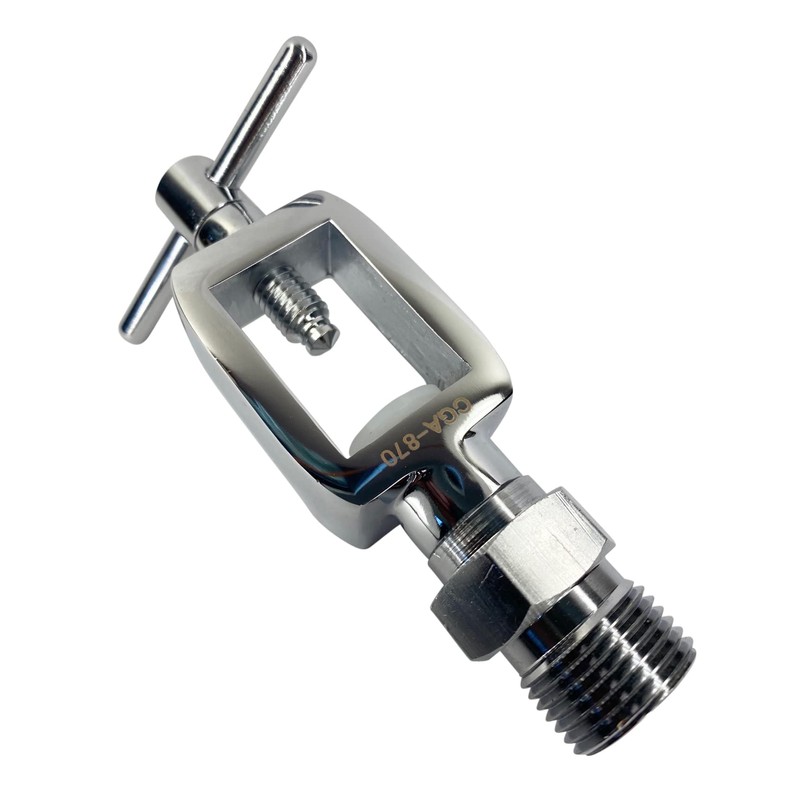 Oxygen Transfill Adaptor CGA870 to CGA540 Medical Aviation Scuba EMS