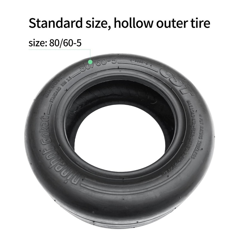 Gokart Front Wheel Tire for Compatible with Segway Ninebot Go