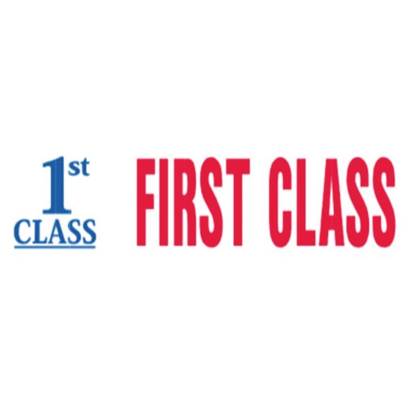 Trodat Stamp 4912 Office Printy with English Text FIRST CLASS