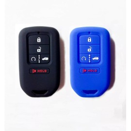 Autobase Silicone Key Cover for Honda CR-V Accord Civic Pilot Passport 5-Button Keys