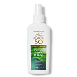 Bath Body SPF 50 Wakiki Beach Coconut Sunscreen Spray | 6 Fl Oz