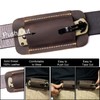 Topstache Leather Knife Sheath, Handmade Knife Holster, Horizontal Carry Leather