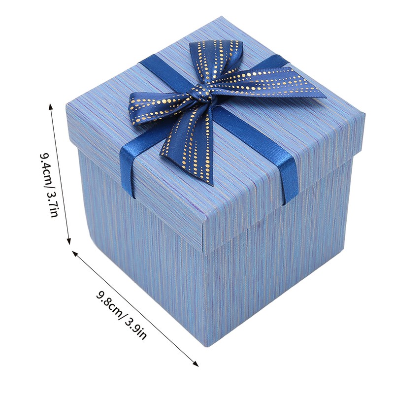 4Pcs Gift Box with Lids 3.9x3.7x3.9in Gift Wrapping Boxes for