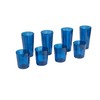 Abode Homewares Fizz Bubbles Premium Plastic Drinkware 8 Piece set,