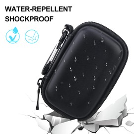 Lacdo Headphone Amplifier Case for FiiO BTR5-2021 / FiiO BTR5-384K Headphone Amps Headphone Amp Case earphones USB cables Protective Carrying Case Portable Travel Bag Shockproof, Black