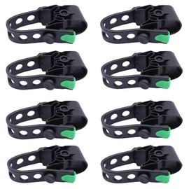 YOLOCKEY 8Pcs Bike Rack Straps Replacement Parts Bicycle Hitch Strap Bike Rack Cradle Replacement Bike Tie Down Straps Replacement Rubber Straps Spare Hook fit 1 Inch Trailer Hitch