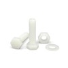 NOLDAR Nylon Hex Bolts - Includes 10 Screws with 10