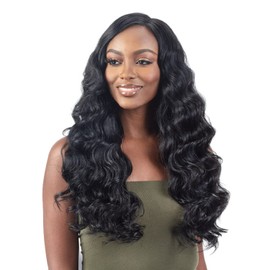 FreeTress Equal HD Lace Front Wig Left Part Level Up Louisa (1B)