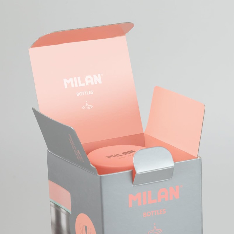 Milan Botella Isotermica (Termo) Rosa S- Silver 600 ml
