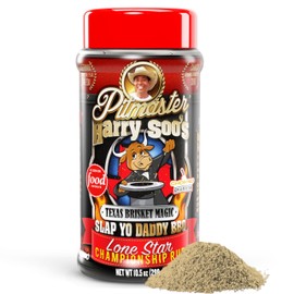 Slap Yo Daddy BBQ Rub Seasoning, Texas Brisket Magic Lone Star - Texas Brisket Rub for Smoking & Grilling From Pitmaster Harry Soo - Championship BBQ Beef Seasoning – No MSG, Gluten-Free – 12 oz