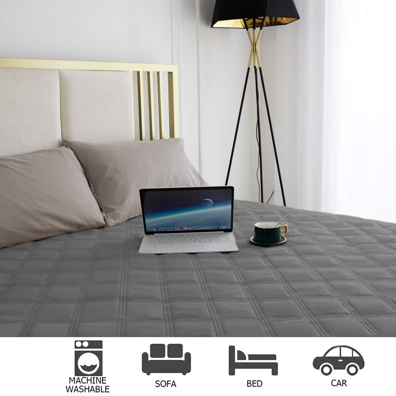 Ameritex Funda impermeable para cama para perro con parte trasera