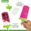 Tovolo Groovy Ice Pop Molds, Green - Set of 6