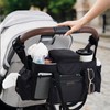 Momcozy Extra Large Stroller Organizer Max | with Food Grade