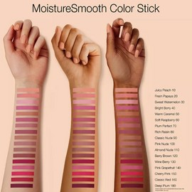 Neutrogena MoistureSmooth Color Stick, Lipstick, 140 Pink Grapefruit, 0.11 Oz