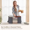 SsnDdm 2-Size Clothing Storage Boxes – 4/6/8-Pack folding clothing storage