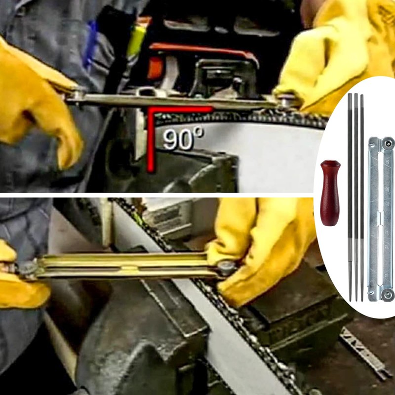 Chainsaw Sharpening Files 4.0/4.8/5.5mm 11PCS Set Saw Chain File Chainsaw