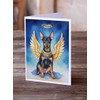 Caroline's Treasures Manchester Terrier My Angel Greeting Cards Pack of