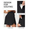 IUGA High Waist Golf Skirt Tennis Skirt with 5 Pockets