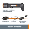 Worx WX027L 20V Power Share Multi-Function LED Flashlight