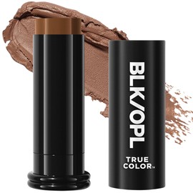 BLK/OPL Skin Perfecting Foundation Stick, SPF 15 Buildable & Blendable Face Foundation Makeup with Matte Finish - Full Coverage, Color Correcting & Sculpting - Hypoallergenic (Carob)