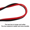 UMLIFE 6PCS Dual-Ended Alligator Clip Test Leads,15A Test Lead Wire