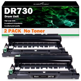SAILNER Compatible DR730 Drum Unit Replacement for Brother DR-730 DR 730 TN760 TN-760 Compatible with MFC-L2710DW MFC-L2750DW HL-L2350DW HL-L2370DW HL-L2395DW DCP-L2550DW Printer (2 Pack, NOT Toner)