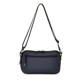 Anello AT-H1152 Mini Shoulder Bag, Wallet Pocket, Expandable, Multiple Storage, navy