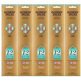Gonesh Incense Sticks Extra Rich Collection - Number #12-5 Packs (100 Total)
