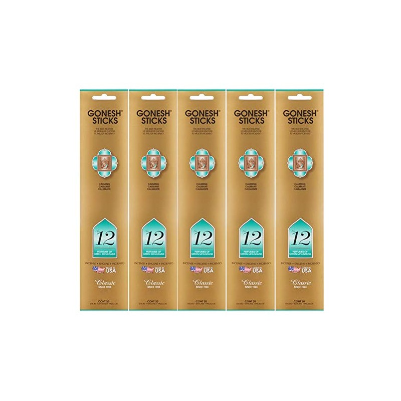 Gonesh Incense Sticks Extra Rich Collection - Number #12-5 Packs