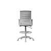 Boss Office Products All Gray Stool Drafting Chair