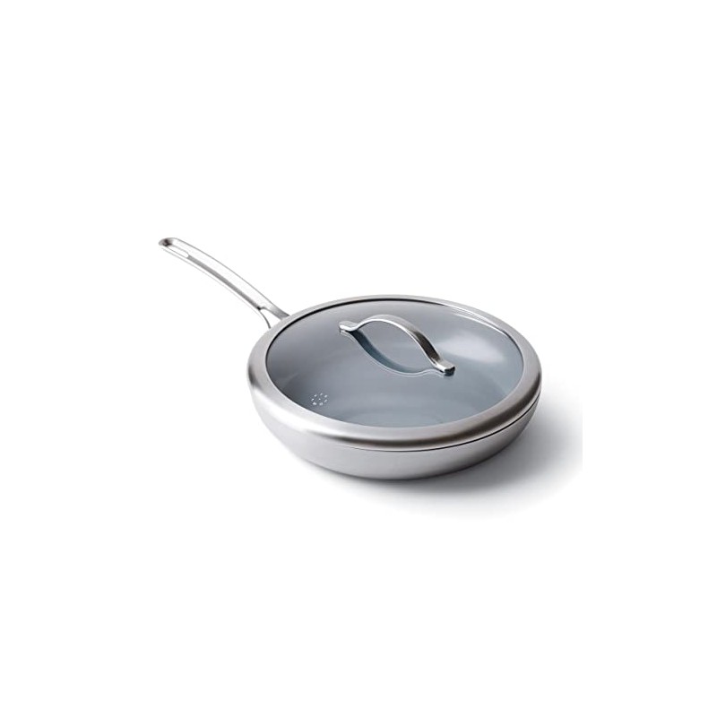 GreenPan X Food 52 Five-Two Essentials, Tri-Ply Stainless Steel 12"