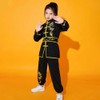Kung Fu Uniform for Boys Girls Kids Traditional Chinese Embroidered